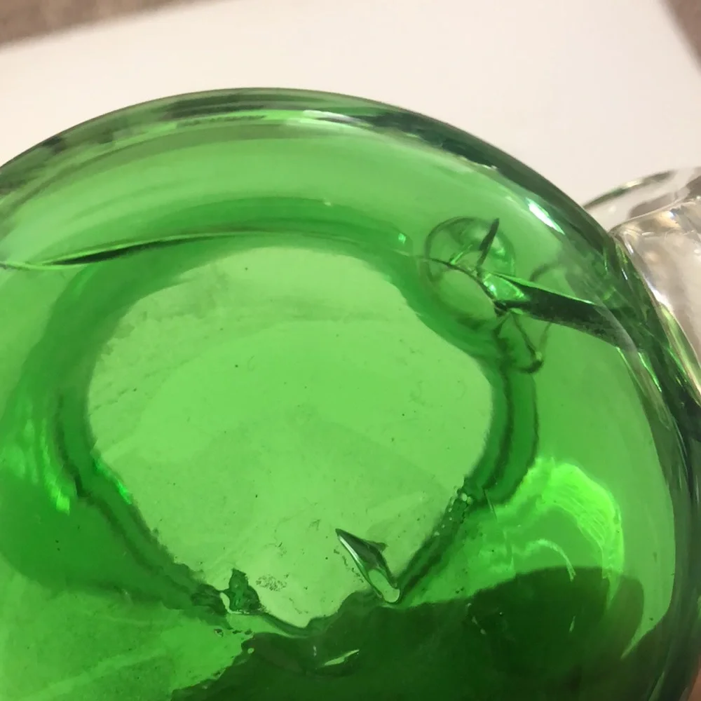 Bischoff Green Hand Crafted Vintage Green Pitcher